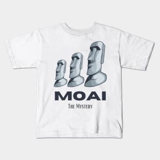 Moai Easter Islands Rapa Nui Statues Heads Mystery Kids T-Shirt